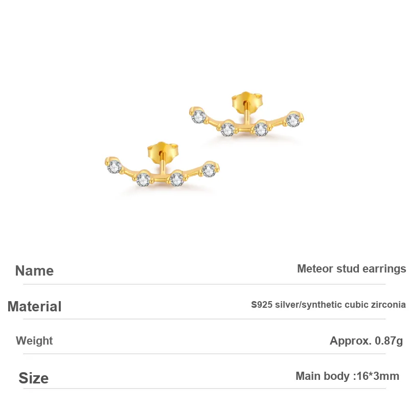 NIGHT RIDER DRIGINAL 925 Sterling Silver Stud Earrings Women's-2