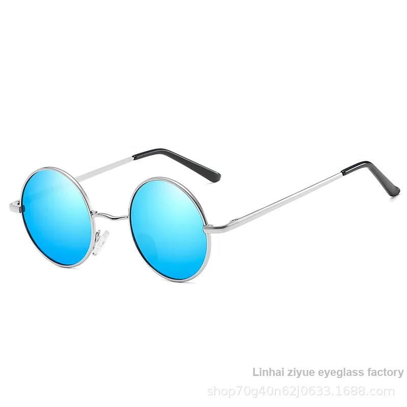Yamaichi Maru Alloy Round Sunglasses Unisex-5