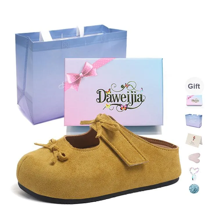 Dawei's House Closed Toe Slippers Women's Gift Box Set-20