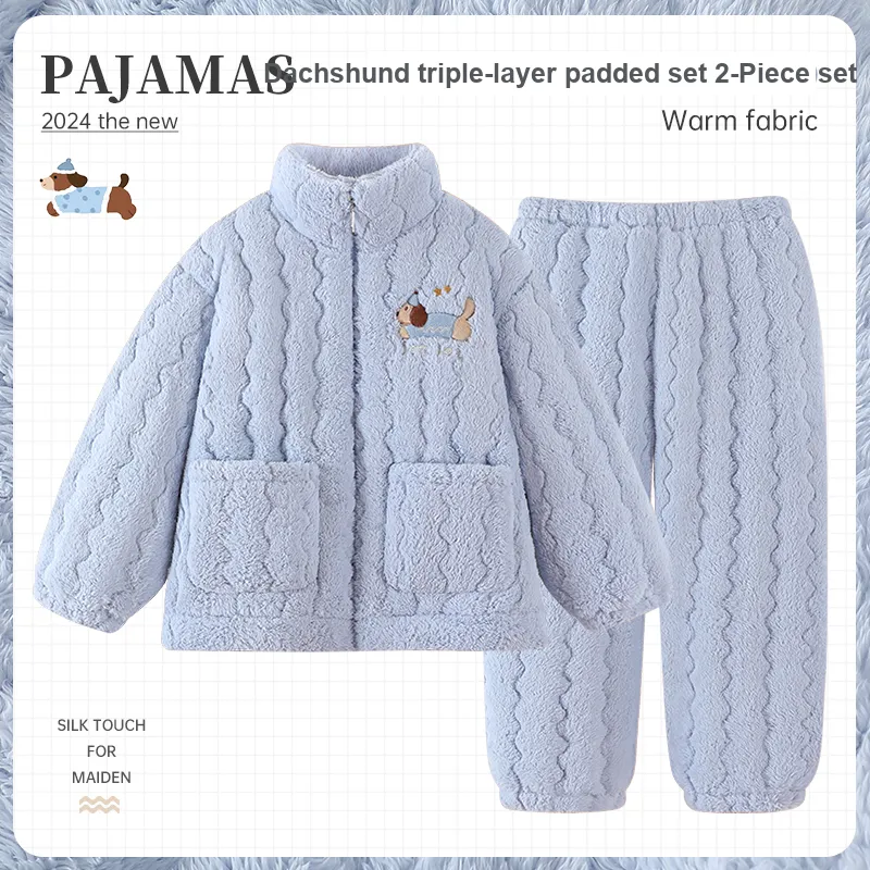 Maultiay Pajama Top Women's Blue-1