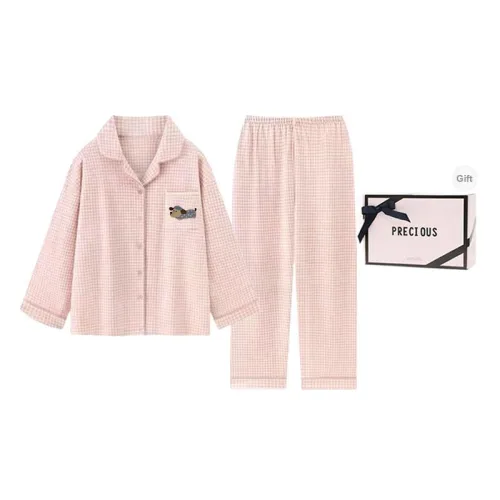 OEING Pajama Set Women's Gift Box Set Pink