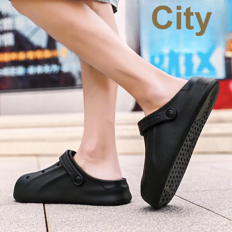 OUBT Shell Head Design Clogs Unisex-11