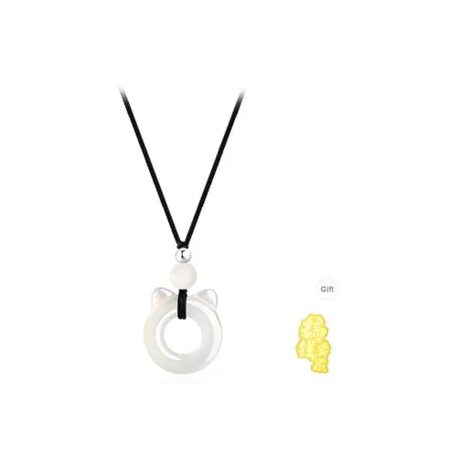 NRO Цветное стекло Ожерелья Унисекс