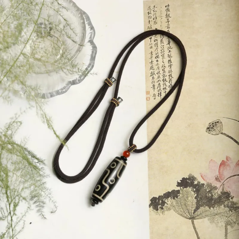 Artisan Lock Heart Jade Agate Jade Necklaces Unisex Agate-2