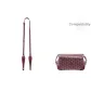 Burgundy-Crossbody Adjustable Strap 132-160.6cm[Upgraded/More Secure]