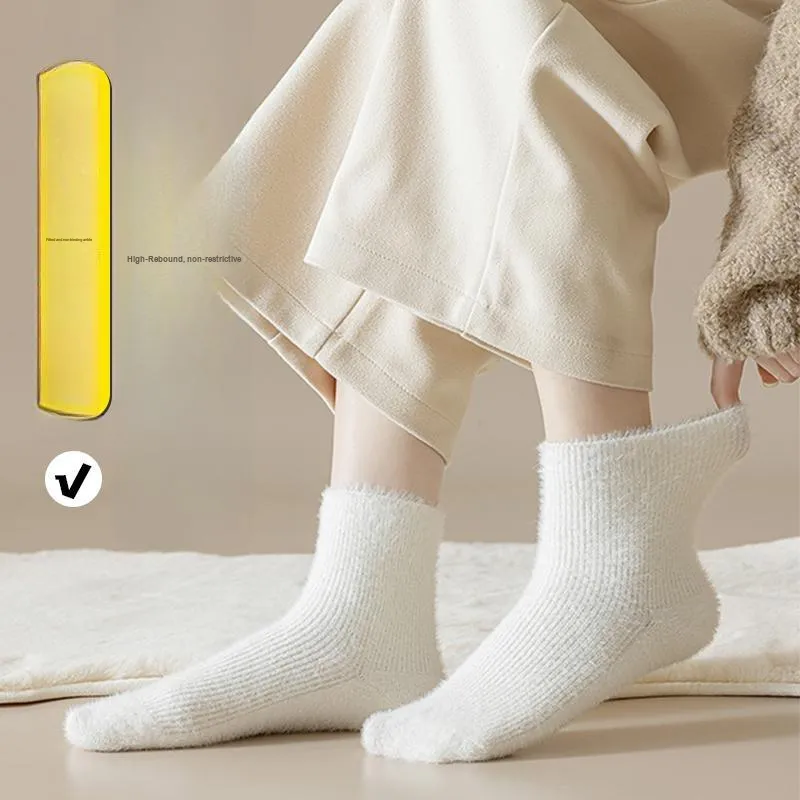 JIAZINI Mid Calf Socks Women's 3 Pack-21