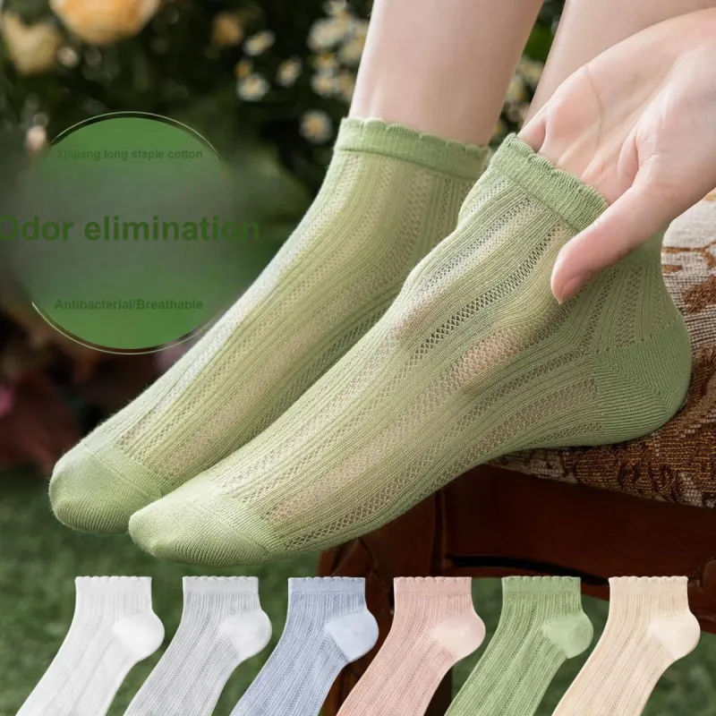 H YXIANG Ankle Socks Women's 6 Pack-8