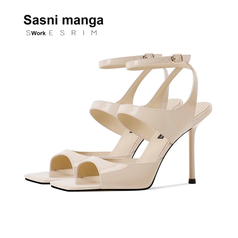 Shesrim One Strap Sandals 9.5CM Women's-5