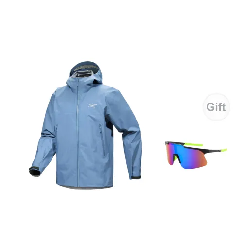 Arcteryx Beta Series Windbreaker Jackets Men Polished Stone Blue