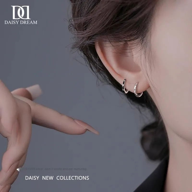 Daisy Dream 999 Fine Silver Earrings Unisex-1