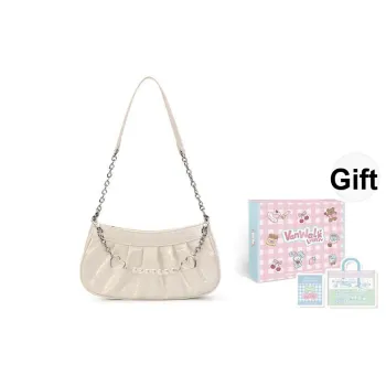 VANWALK PU Shoulder Bag Women's White
