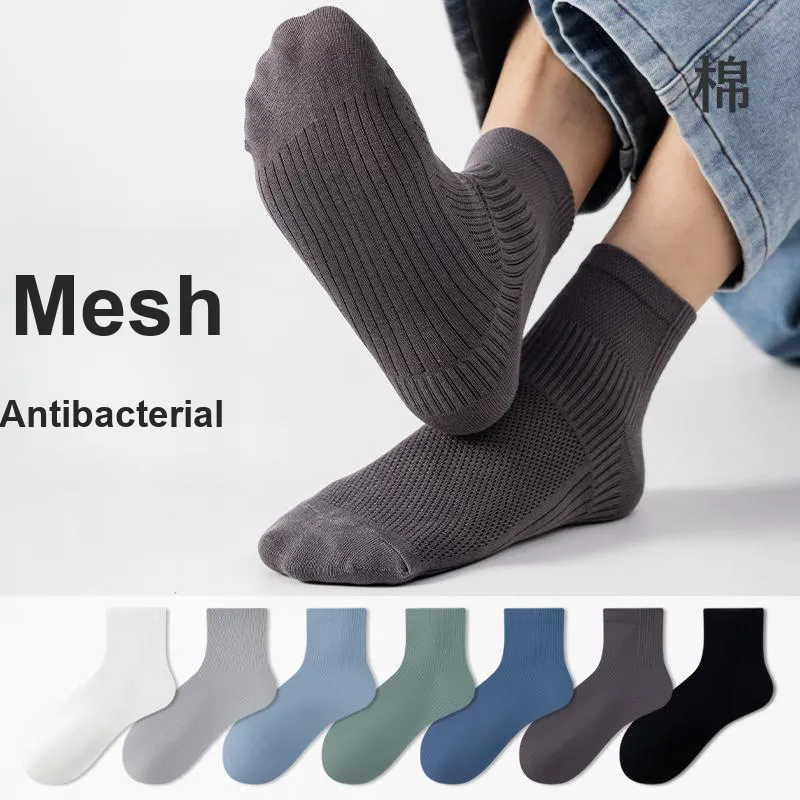 MIIOW Mid Calf Socks Men's 5 Pack-5