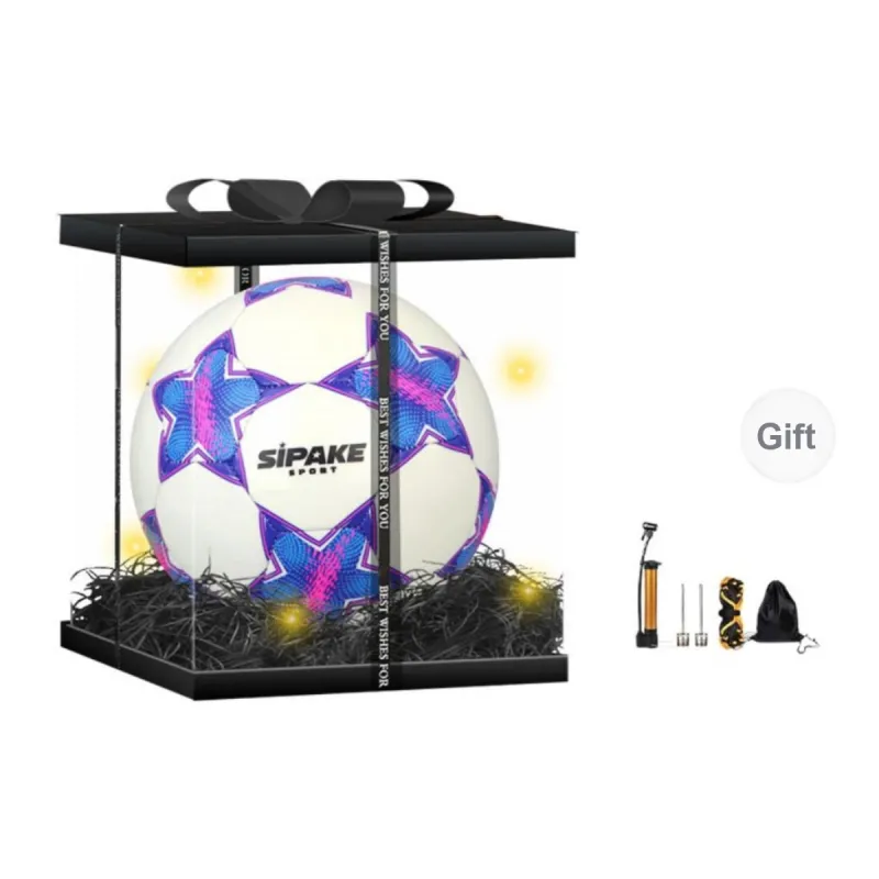 SIPAKESPORT Size 4 Size 5 Soccer PU Unisex Blue Red-8