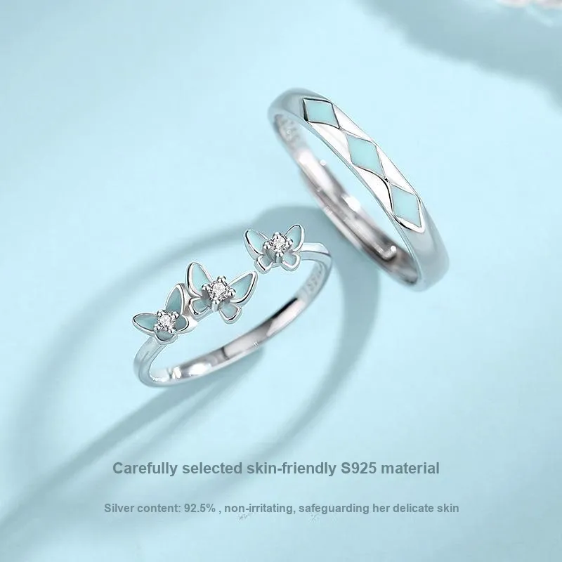 TIG 925 Sterling Silver Rings Unisex-1