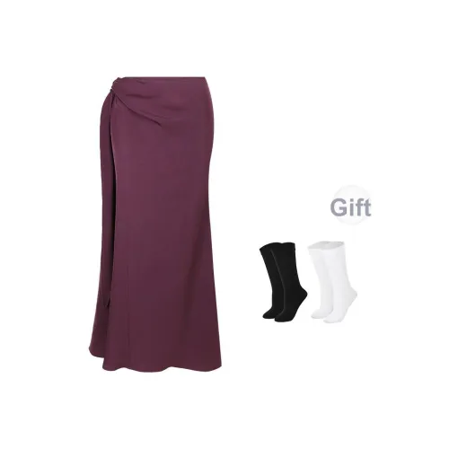 BSEVENI Повседневный Длинный Юбка Женские