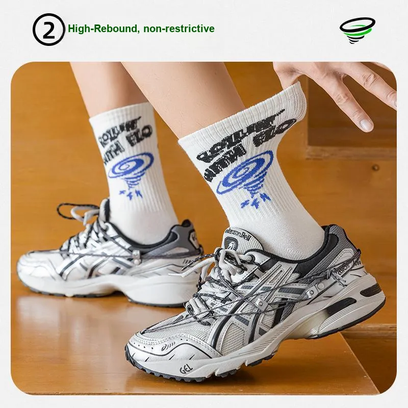 Cotton Gene Mid-Calf Socks Men's 5 Pack-11