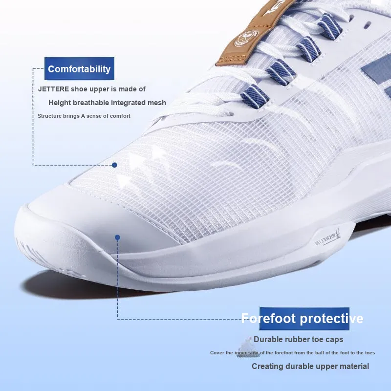 Babolat JET TERE 2 Cushioning And Breathable Tennis Shoes Men's White Blue-3