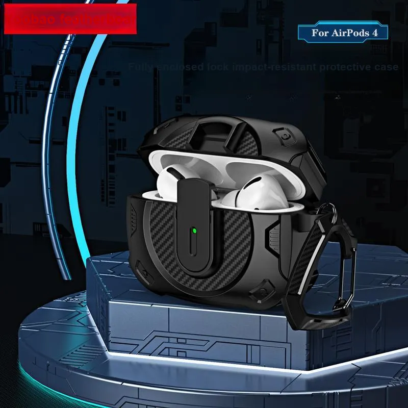 Yoobao Compatibility AirPods 1/2/AirPods Pro2/3/4 TPU Lock Design Headphone Cases-1