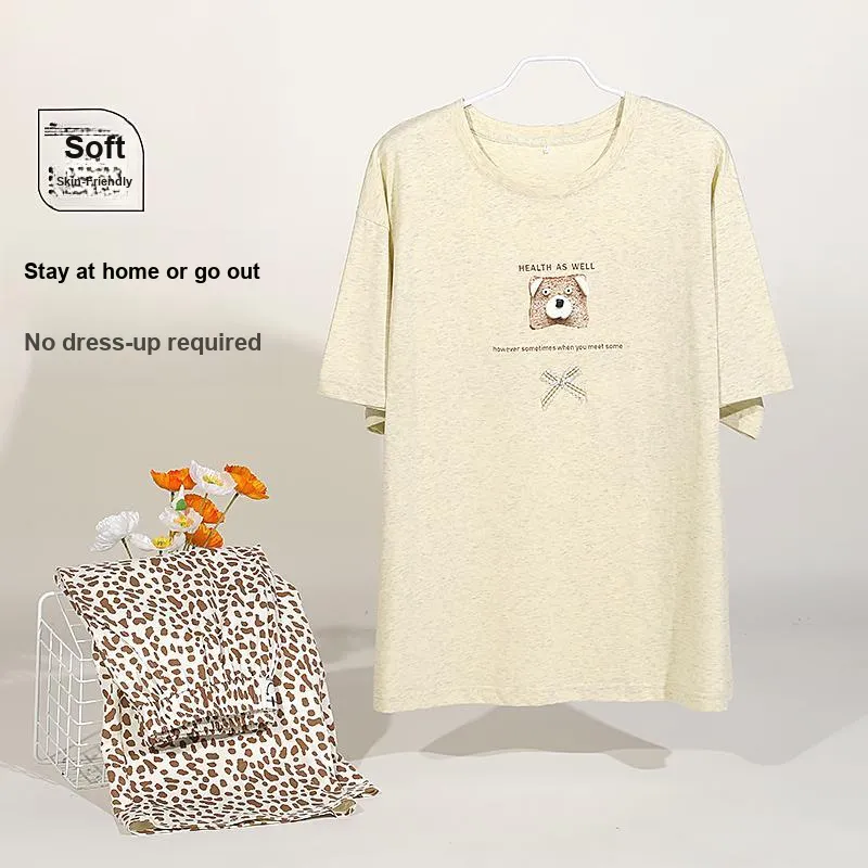 XIAFENYAN Pajama Set Women's Light Yellow-7