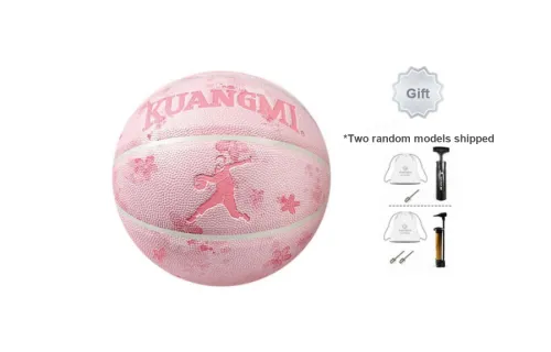 Kuangmi PU Basketball Cherry Blossom Pink Size 6 Ball Street Women's