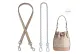 [Underarm Shoulder Strap]Sand 65cm+Decorative Chain
