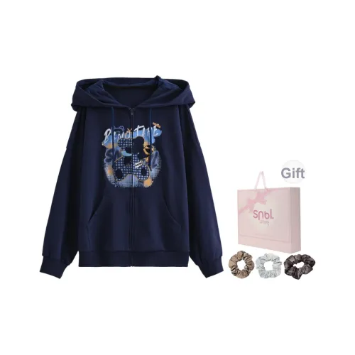 SNBL Темно-синие женские свитшоты