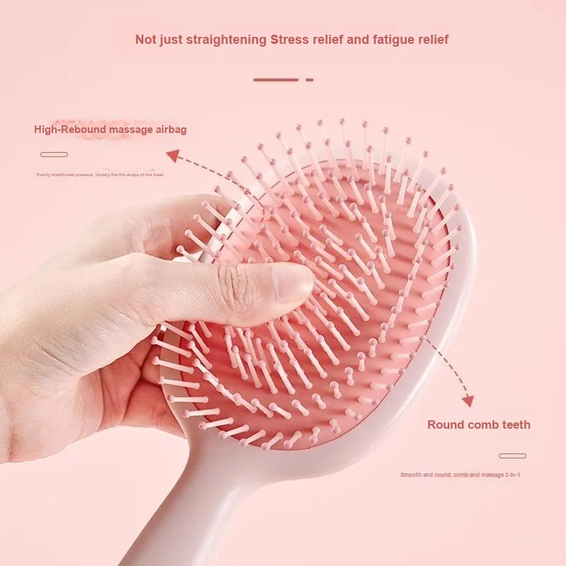 ZHENZI Cute Airbag Long Hair Curling Tool For Voluminous Style Comb Promote Head Microcirculation-6