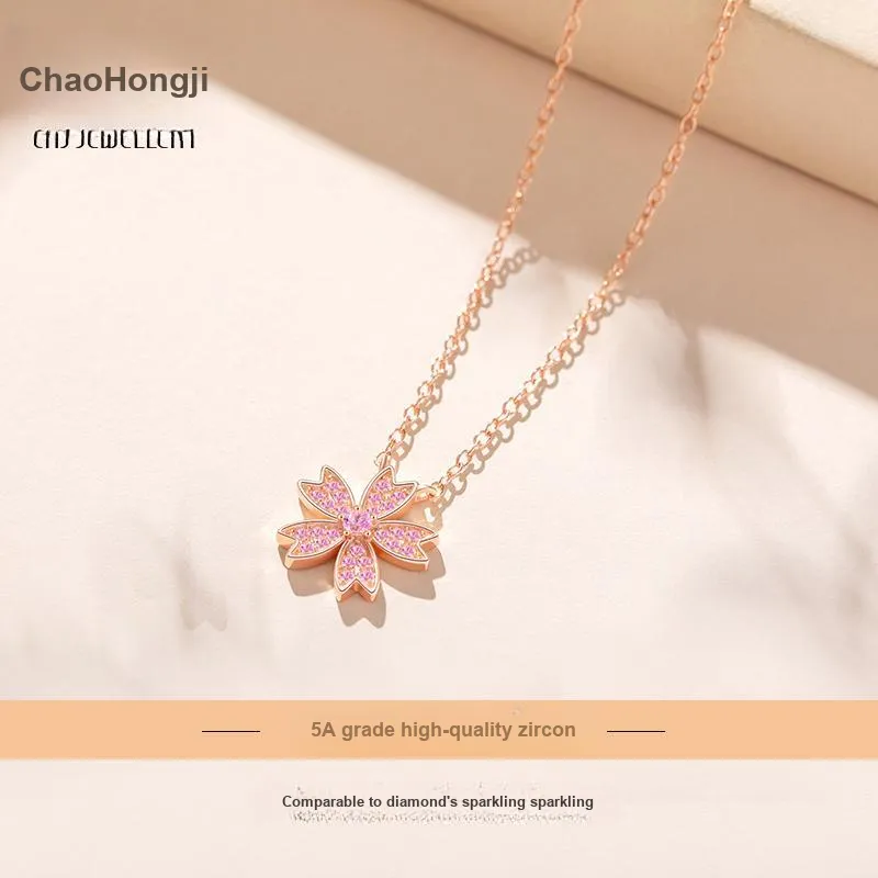 CHAOHONGJI S925 Silver Necklaces Women's-2