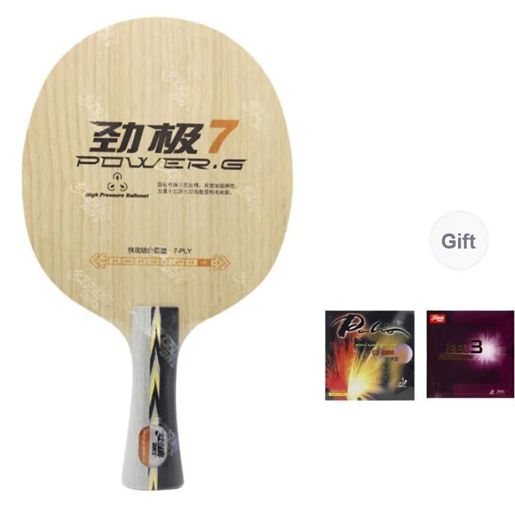DHS Ping Pong Paddles Unisex Pure Wood-9