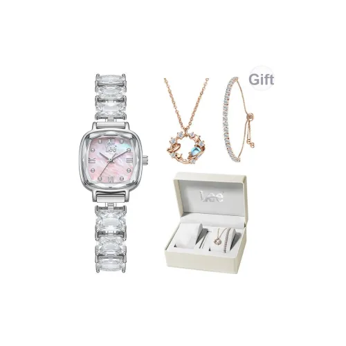 Lee совместный модель Shiny Colors Collection Наручные часы Кварцевый механизм Стальной Медный Ремень