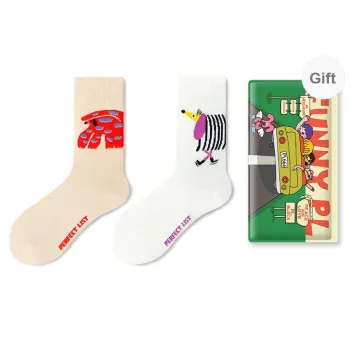 PL Mid Calf Socks Unisex Shopping Bag 2 Pack