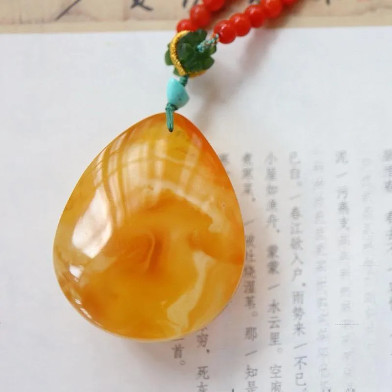 Xifeng Building Beeswax Necklaces Unisex-6