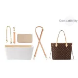 [Beige Combo Bag Full Set]Medium Size Liner+Shoulder Strap Pad+Sub-Bag Crossbody Full Set