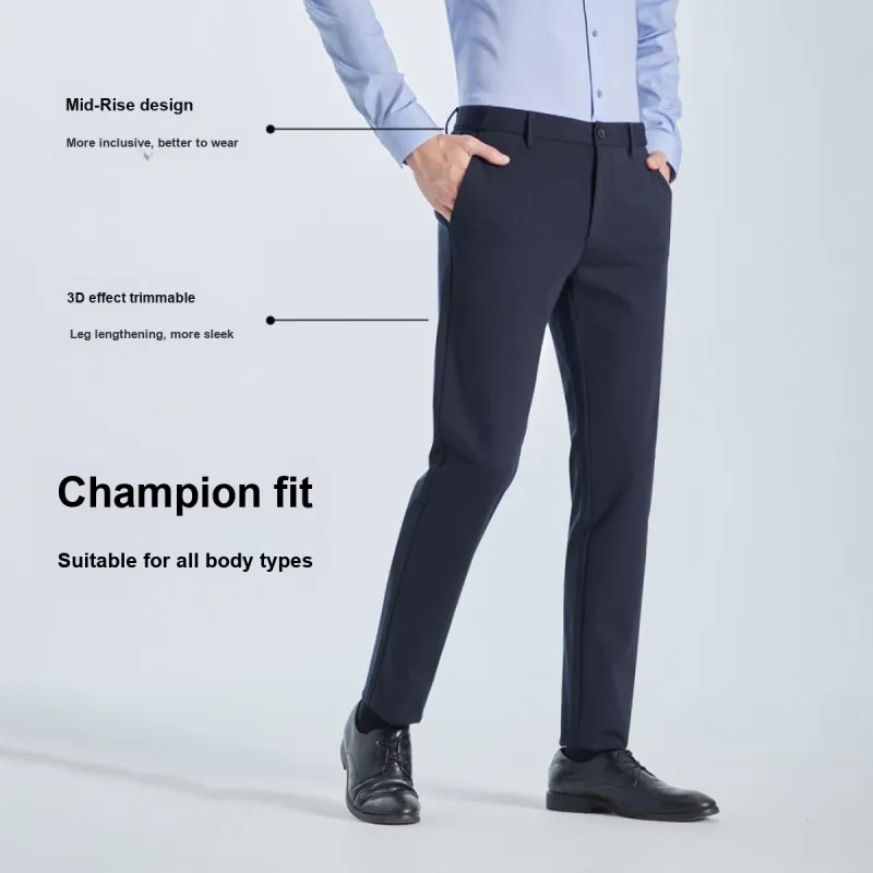 LESS IS MORE Four Way Stretch Lilanz Casual Pants Men's-3