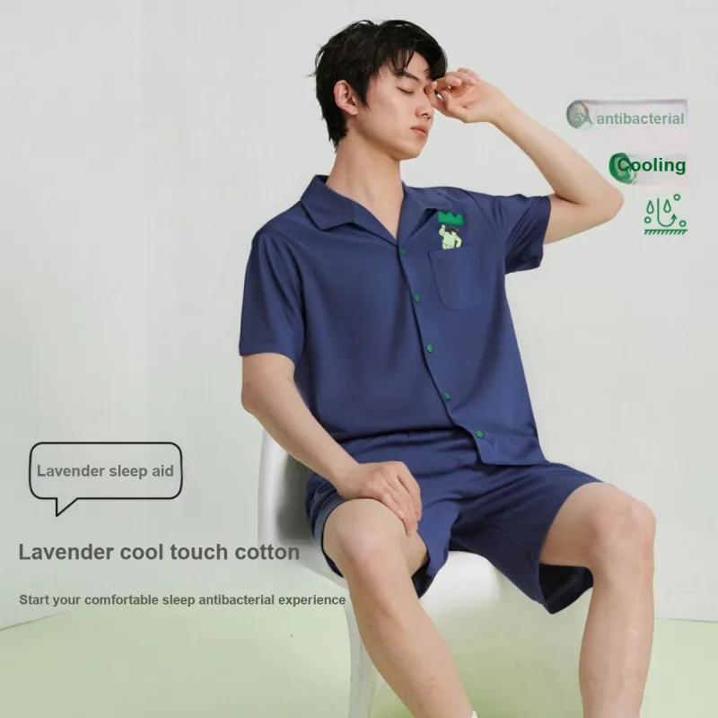 YOUKESHU Men Pajama Sets-13