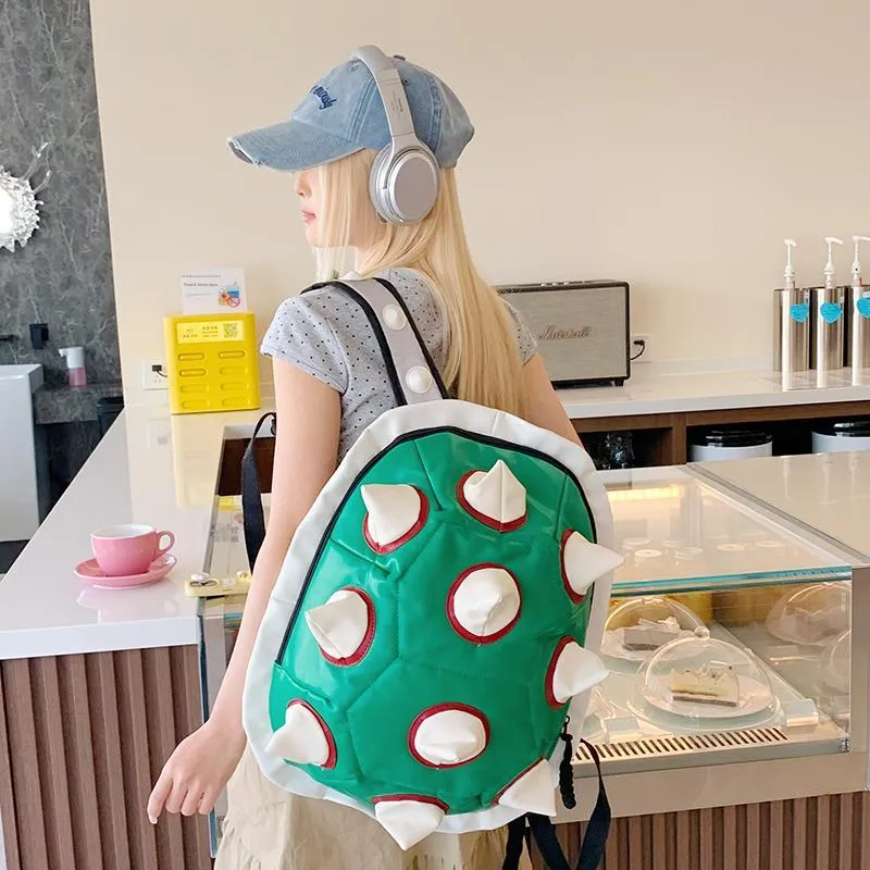 Debecca PU Backpack Regular Unisex Green-4