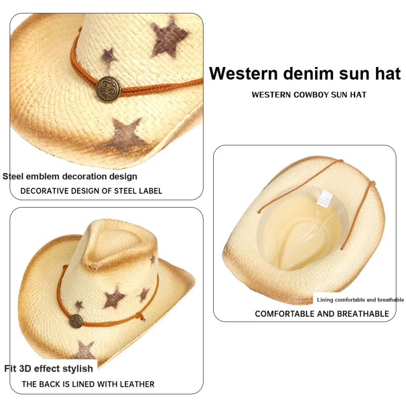 RX UVCUT Paper Reed Sun Protection Hats Unisex-3