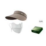 [Box]High Mountain Gray Mask+Brown Sun Protection Hat