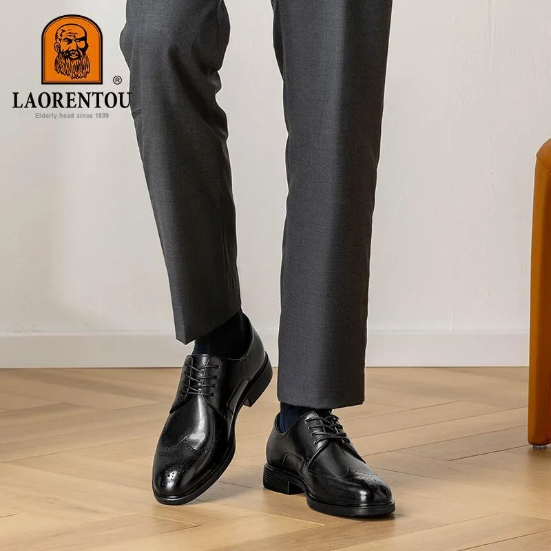 LAORENTOU Dress Shoes Men's Black-10