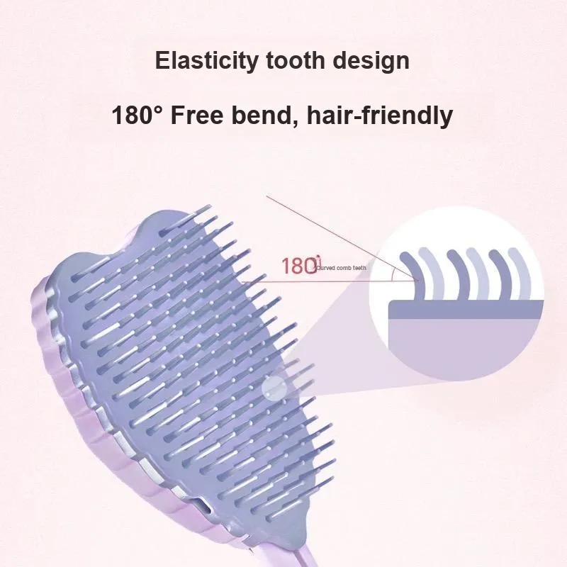 Tangle Angel UK, Angel Princess Cupid Airbag Massage Comb Anti Knot Retractable, Portable-5