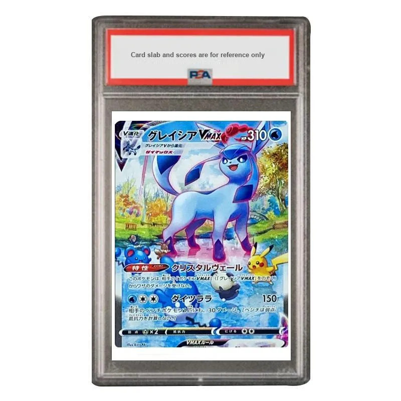 POKEMON Supplement Pack Eevee Hero Ice Eevee VMAX HR S6a 091 PSA Japan Version Graded Cards 1 Pc-2