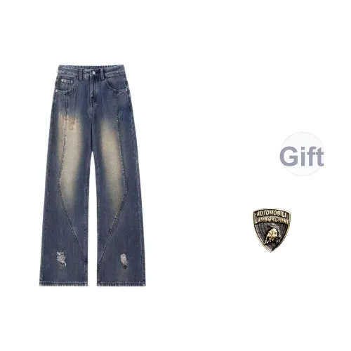 AUTOMOBILI LAMBORGHINI Джинсы Унисекс
