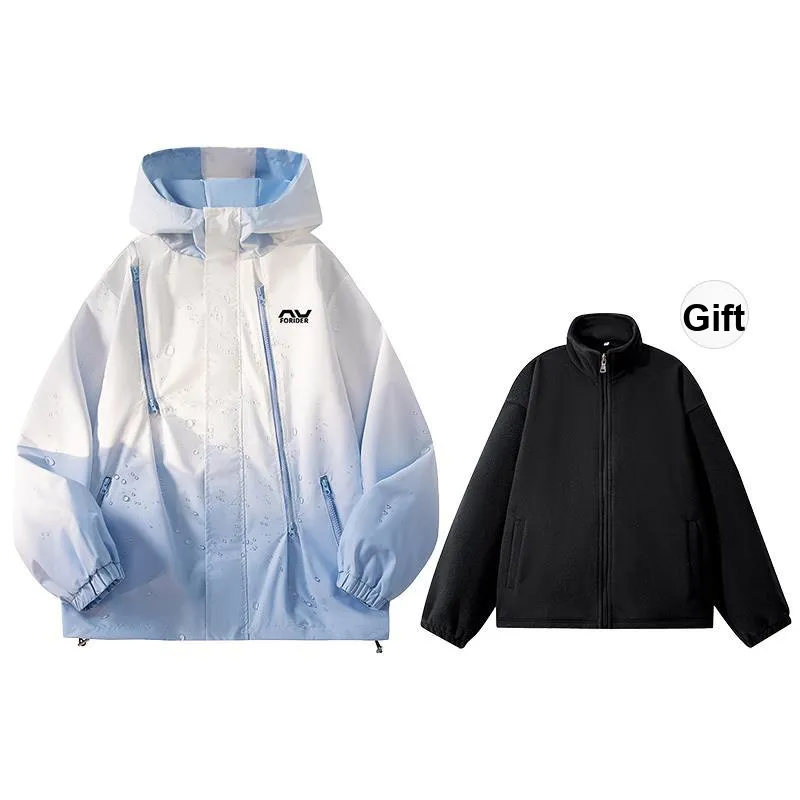 FORIDER Waterproof And Windproof Windbreaker Jacket Unisex