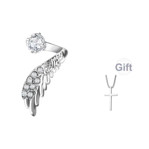 Серьги-гвоздики из циркония и сплава женские