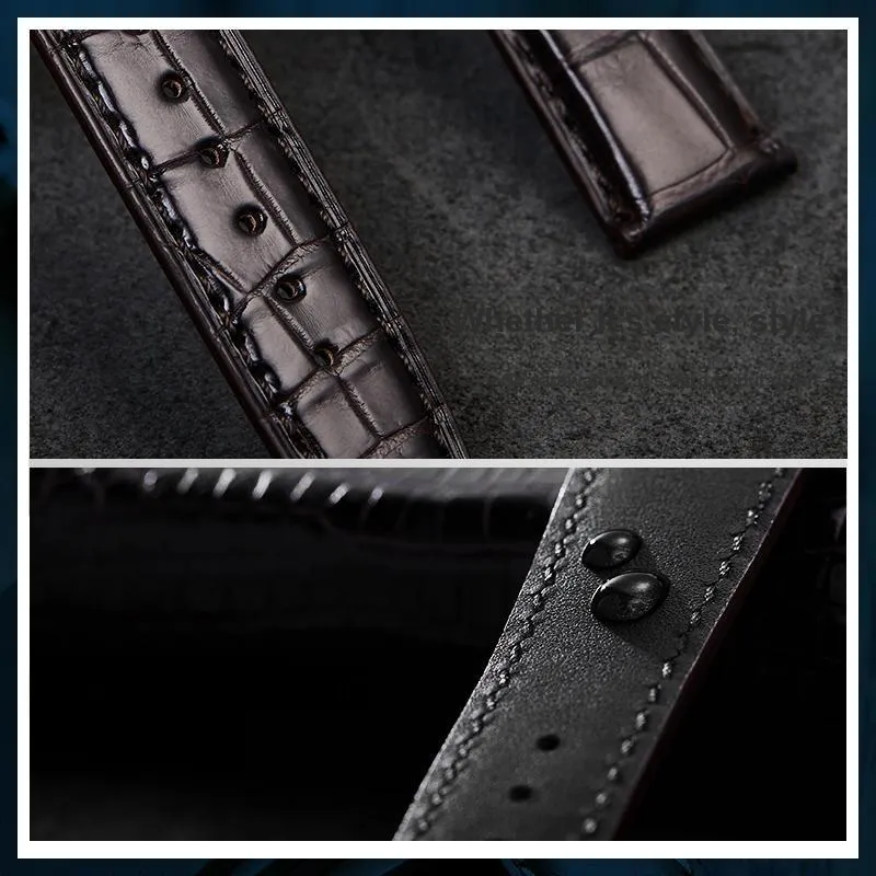 IStrap Global Compatibility Watch Band 20/22mm Genuine Leather Material-14