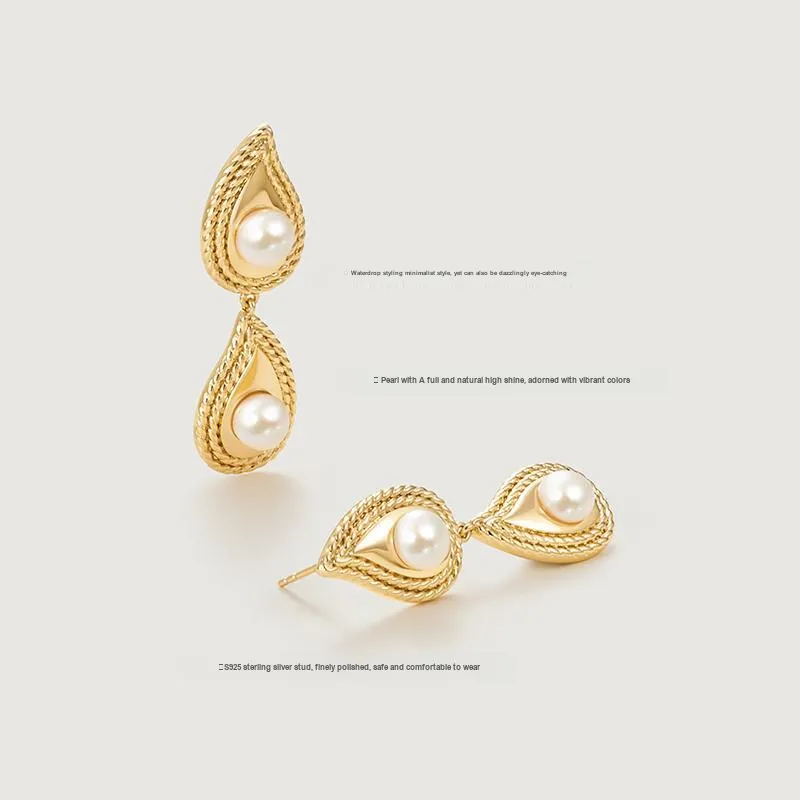 Amber Lollipop Pearl Earrings Women's-1