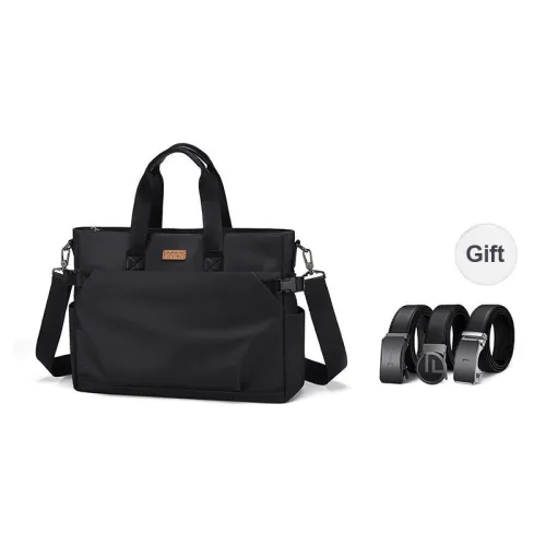 GOLF Fabric Briefcases Men's Black/Gray & Black