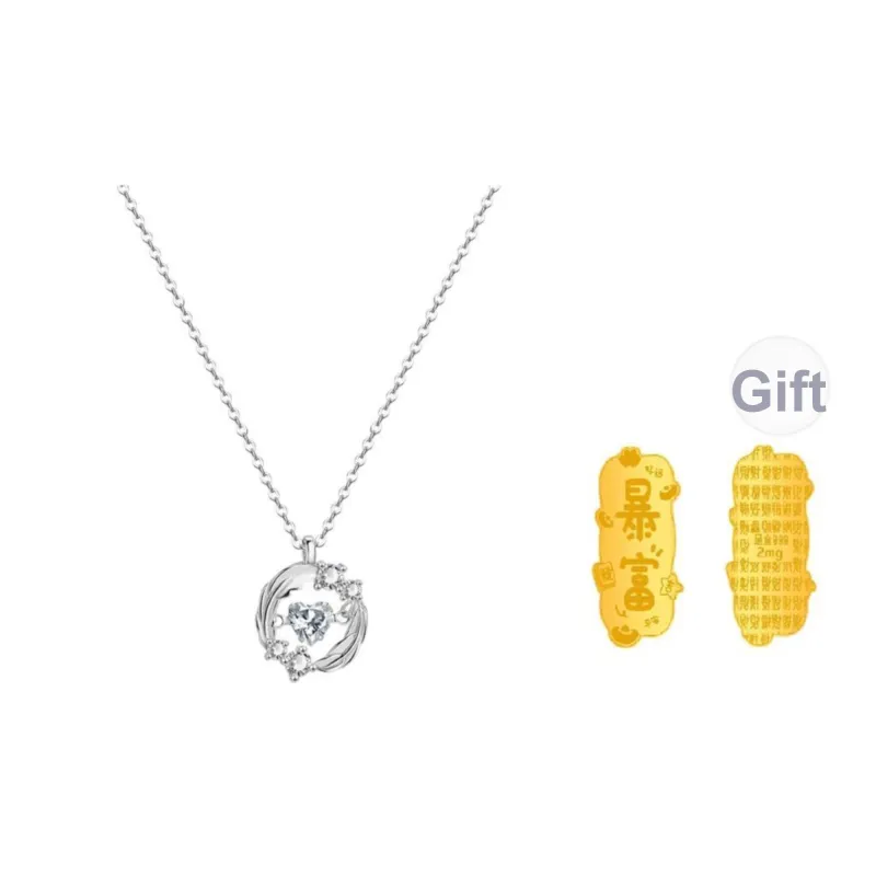 SFER Glass Cat Eye Necklaces Unisex-0