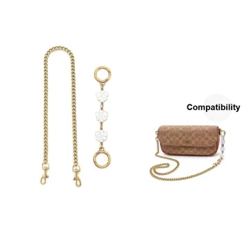 Gloya Metal Bag Accessory Women's Antique Gold