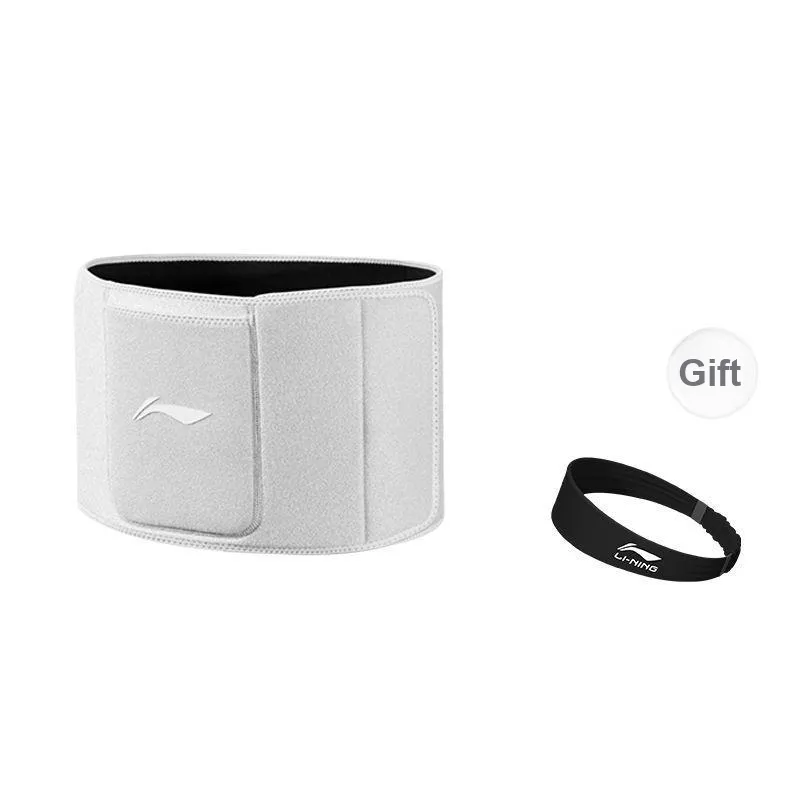 LiNing Back Support Braces Fitness Running Breathable Warm Protective Pressurized And Non Slip Polyester Nylon Unisex-13